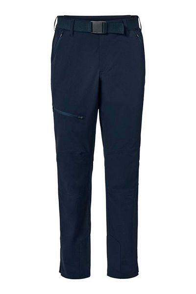 Tchibo Men Sportswear Fit Plain Belted Outdoor Trouser, Navy