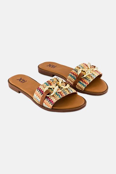 XTI Women Slip On Flats, Multicolor