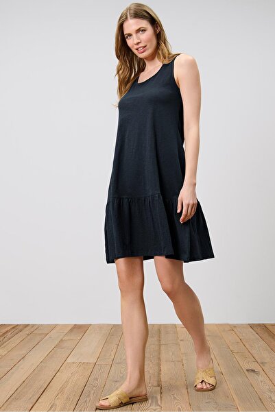 Tchibo Women Heather Jersey Dress, Navy