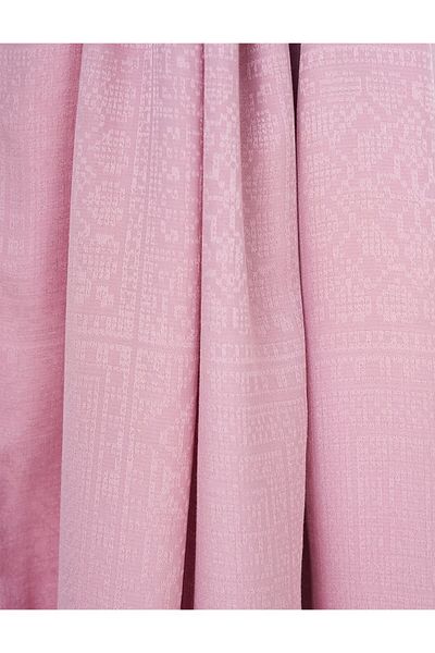 Kayra Ethnic Pattern Sapphire Shawl Powder