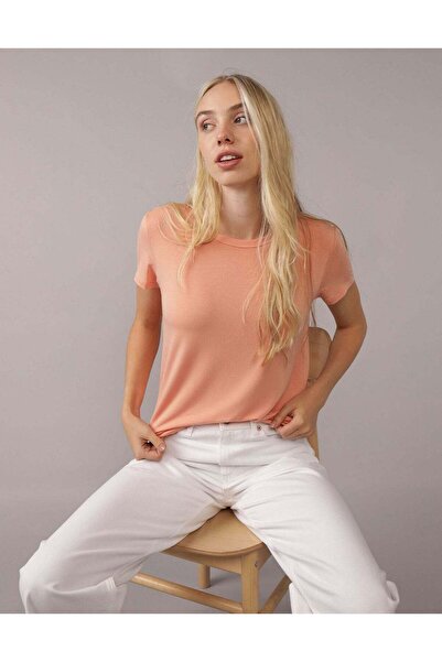 AMERICAN EAGLE AE Soft & Sexy Short-Sleeve Crew Neck Tee