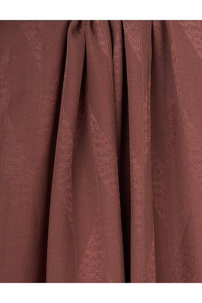 Kayra Geometric Pattern Sapphire Shawl Brown
