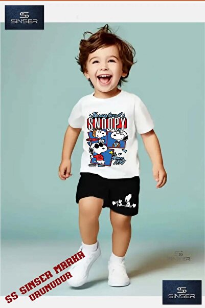 SS SİNSER Παιδικό μπλουζάκι με λαιμόκοψη "SNOPY SINCE 1950 " με ειδική στάμπα...