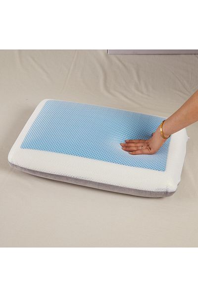 NAJMA Gel Memory Foam Pillow with Dual-Side Comfort