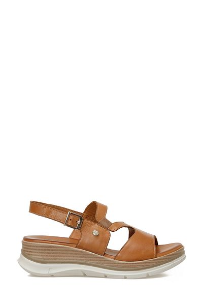 İnci Inci Fada 5Fx Tan Women's Wedge Heel Sandals