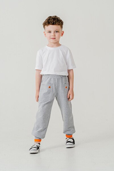 Mışıl Kids New York City Skaters Baskılı Cepler Kuş Gözlü Erkek Çocuk Eşofman...