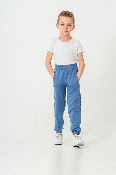 Mışıl Kids Долнище за анцуг с принт и детайли