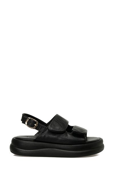 İnci Inci Inez 5Fx Black Women's Thick Sole Sandals
