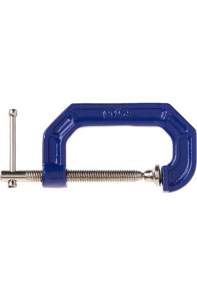 Generic IRWIN Quick-Grip 100 Series Regular Duty Standard Throat C-Clamp Blue and Silver 2inch 225102ZR