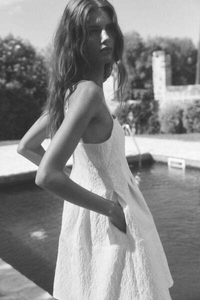 H&M Jacquard-weave strappy dress