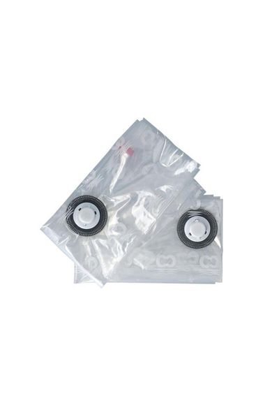 Generic مجموعة أكياس التفريغ من قطعتين من COMPACTOR شفافة متوسطة وكبيرة RAN2233
