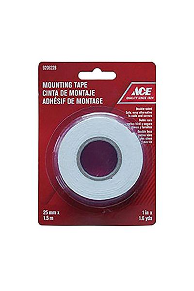 Generic شريط تثبيت قوي مزدوج الجوانب من ACE أبيض 1 بوصة × 1.7 ياردة T011