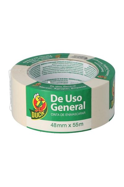 Generic شريط لاصق متين مقاوم للماء للاستخدام العام من داك، لون بيج، 1.88 بوصة × 60 ياردة