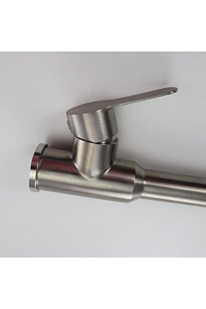 Generic Aqua Drop Elegant and Modern Design Stainless Steel Kitchen Mixer Nickel JS-K097N