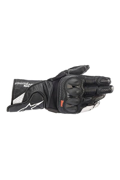 Alpinestars Sp-2 V3 Korumalı Motosiklet Eldiveni Siyah Beyaz