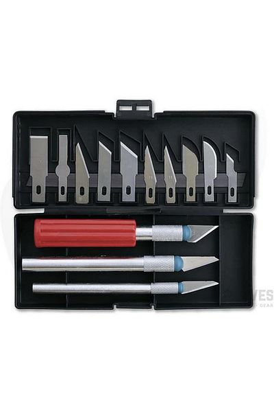 Generic Regal Tools 13-Piece Hobby Knife Set Multicolor