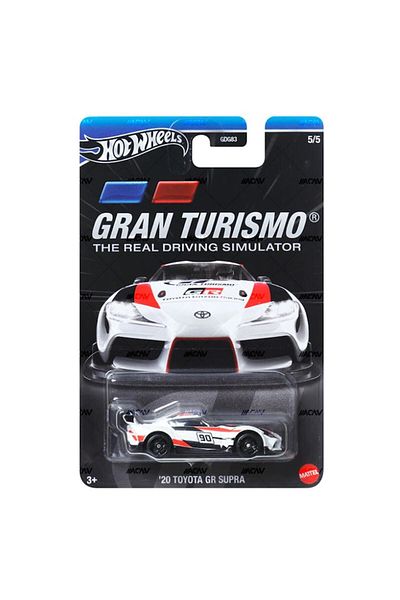 HOT WHEELS Hot Wheels Gran Turismo, '20 Toyota GR Supra, 1:64, White