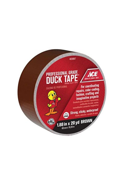 Generic شريط لاصق احترافي من ACE مصنوع من القطن عالي التحمل، لون بني، 1.88 بو...