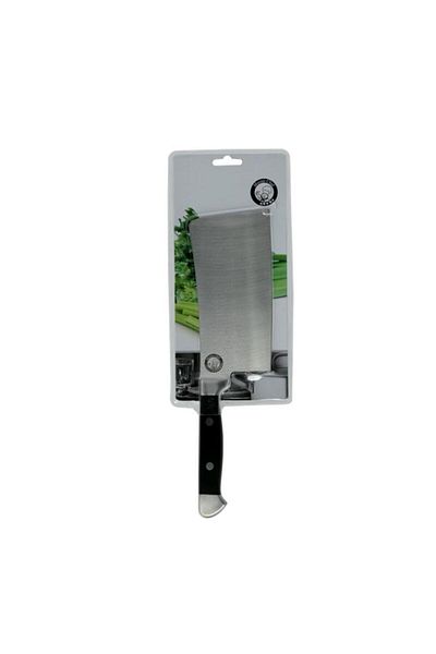 Generic Master Chef Cleaver Knife Black and Silver 6.5inch