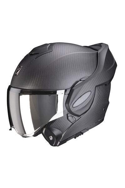 Scorpion Exo-tech Evo Onyx Carbon Çene Açılabilir Motosiklet Kaskı Siyah