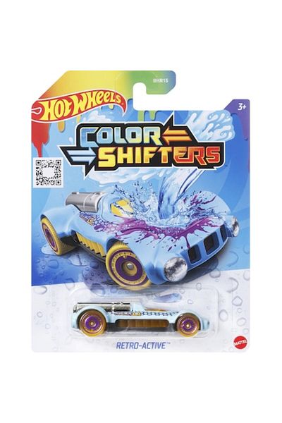 mattel Hot Wheels Metallic Car with Color Change - Retro Active