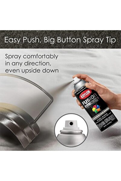 Generic KRYLON Fusion All-In-One Rust Resistant Spray Paint Hammered Dark Bronze 12oz K02787007