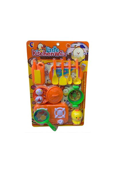 rexa Little Kitchen Whiz Toy Set with Miniature Stove and Utensils
