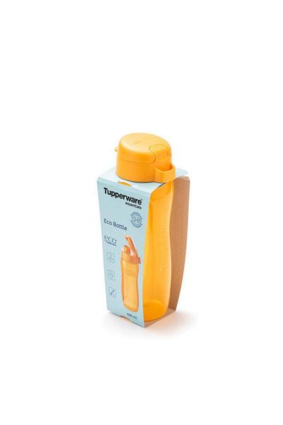 Generic Tupperware Lightweight and Leak-Proof Plastic Eco Water Bottle Orange 500ml 11169999