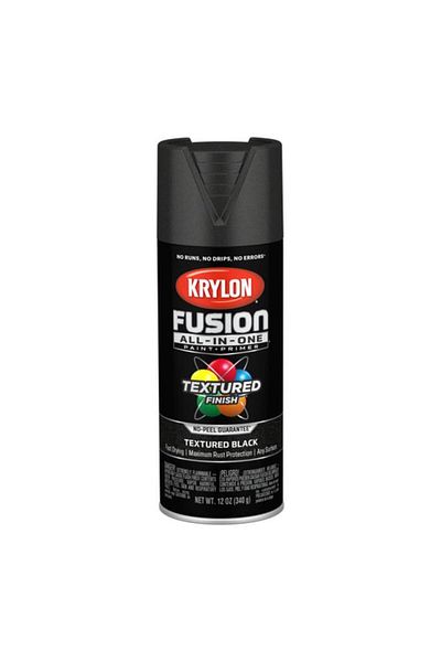 Generic KRYLON Fusion All-in-One Indoor and Outdoor Spray Paint and Primer Black 12oz K02776007