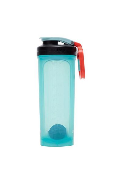 Generic Contigo Shake and Go 2.0 BPA-Free Polypropylene Shaker with Flip-Open Cap Blue and Black 28oz