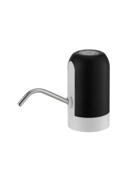 Generic NEWSTAR 1200mAh Automatic Water Bottle Pump Black and White S801
