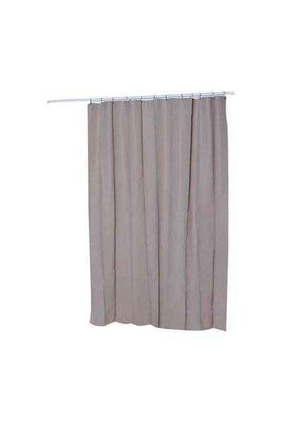 Generic Tendance Lightweight and High Quality Peva Shower Curtain Taupe 180 x 200cm 1101165