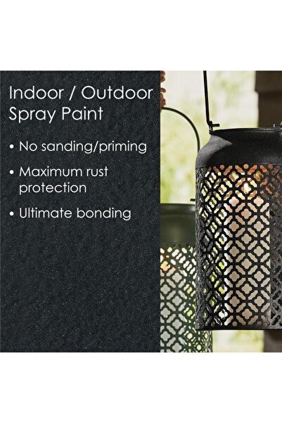 Generic KRYLON Fusion All-In-One Spray Paint and Primer Hammered Black 12oz K02782007