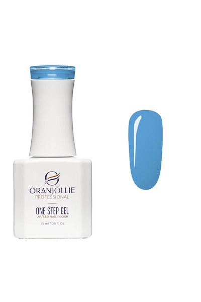 Intisimo Oja semipermanentă, profesională, 15 ml, într-un singur pas, cod OM080, lucioasă, albastră