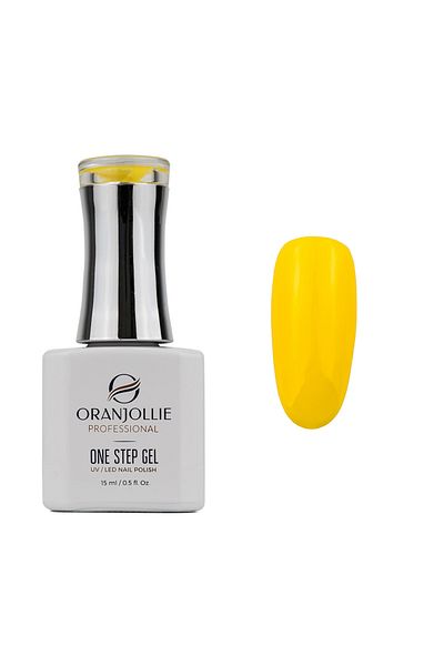 Intisimo Oja semipermanentă, profesională, 15 ml, într-un singur pas, cod OS062 (024), lucioasă, galbenă