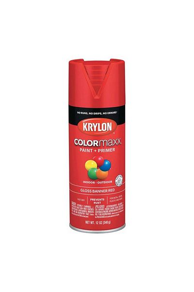 Generic KRYLON Colormaxx Indoor and Outdoor Spray Paint and Primer Red 12oz K05503007