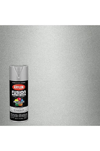 Generic KRYLON Rust Resistant Fusion All-in-One Spray Paint and Primer Metallic Silver 12oz K02773007