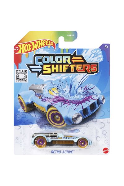 mattel Hot Wheels Metallic Car with Color Change - Retro Active