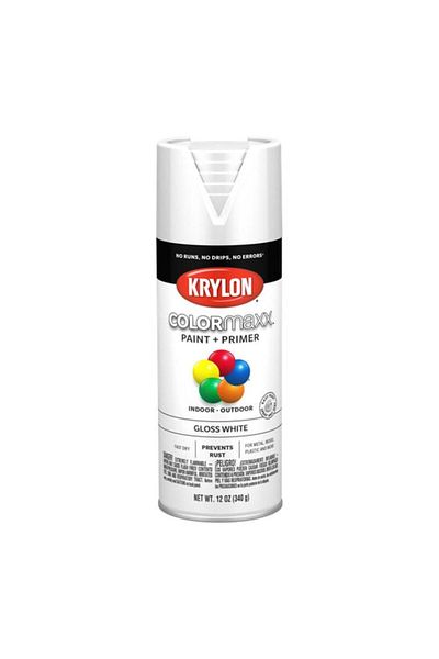 Generic KRYLON Colormaxx Indoor and Outdoor Spray Paint and Primer White 12oz K05545007