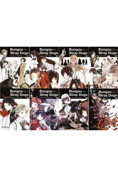 Gerekli Şeyler Yayıncılık Bungou Stray Dogs 1-2-3-4-5-6-7-8 manga seti (8 kit...