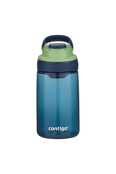 Generic Contigo Gizmo Sip Water Bottle Blueberry Green Apple 420ml