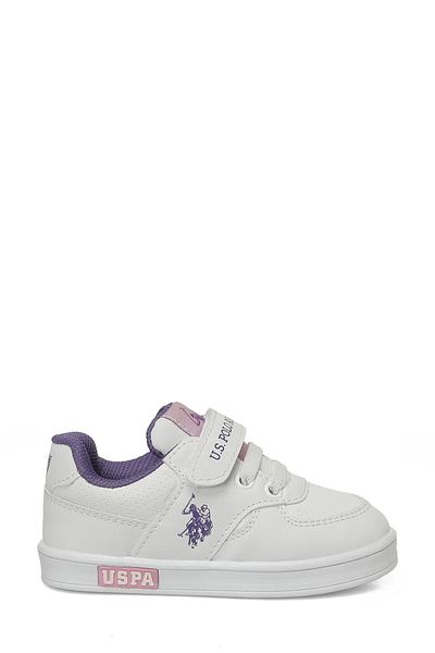 U.S. Polo Assn. Original U.S. Polo Assn. White Girl's Sneaker