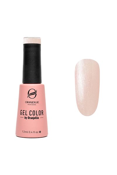 Intisimo Oja semipermanentă, profesională, culoare gel, nr. 092, 12 ml, sclipici, alb cremos