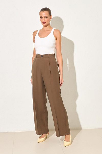Setre Bitter-Brown Pocket Detailed Relaxed Fit Trousers