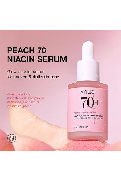 ANUA Peach 70 Niacinamide Serum 30ml