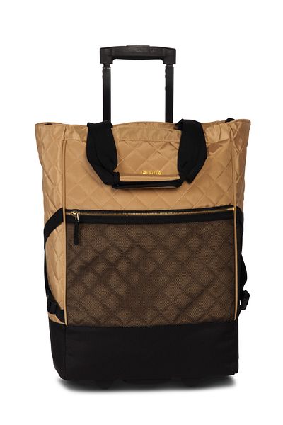 Punta Shopping Bag With Rollers, F10422, 50 X 34 X 21 Cm, 33 L, Beige