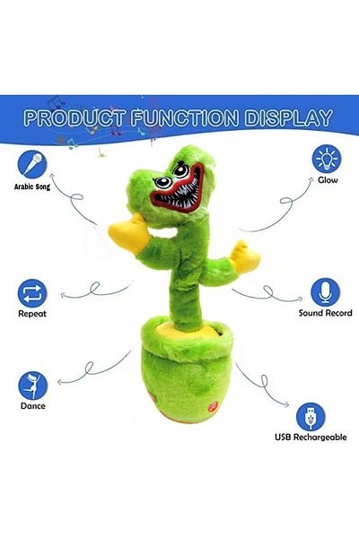 rexa Talking Plush Monster Toy
