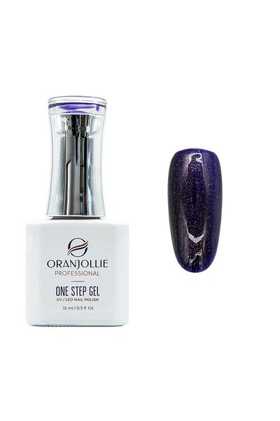 Intisimo Oja semipermanentă, profesională, 15 ml, într-un singur pas, cod OS192 (071), sclipici, violet închis