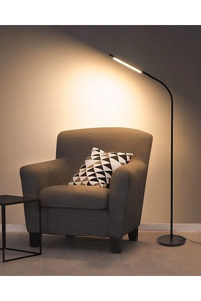 COOYA Nordic minimalist Floor Lamp, With 12W LED, Adjustable Soft Tube, Eye Protection, 5V, for bedroom