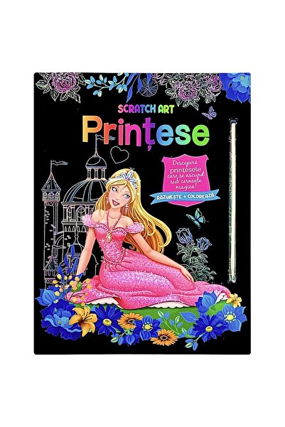 Editura Flamingo Junior Printese - scratch art